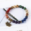 image:imageBivei Chakra Bead Bracelets for Women  8mm 7 Chakra Bracelet With Real Stones Yoga Gemstone Jewelry 3 Pack1 Set of 3 Chakras Lotus Bracelets