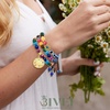 image:imageBivei Chakra Bead Bracelets for Women  8mm 7 Chakra Bracelet With Real Stones Yoga Gemstone Jewelry 3 Pack1 Set of 3 Evil Eye