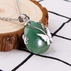 image:imageBivei Crystal Butterfly Necklaces for Women  Rose Quartz Wire Wrap Gemstone Chakra Pendant Gifts Jewelry for Women MenGreen  Green Adventurine