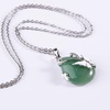image:imageBivei Crystal Butterfly Necklaces for Women  Rose Quartz Wire Wrap Gemstone Chakra Pendant Gifts Jewelry for Women MenGreen  Green Adventurine