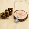 image:imageBivei Crystal Butterfly Necklaces for Women  Rose Quartz Wire Wrap Gemstone Chakra Pendant Gifts Jewelry for Women MenPurpleWhitePink