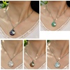 image:imageBivei Crystal Butterfly Necklaces for Women  Rose Quartz Wire Wrap Gemstone Chakra Pendant Gifts Jewelry for Women MenWhite  Synthetic Opalite