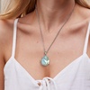 image:imageBivei Crystal Butterfly Necklaces for Women  Rose Quartz Wire Wrap Gemstone Chakra Pendant Gifts Jewelry for Women MenWhite  Synthetic Opalite