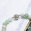 image:imageBivei Gemstone Bead Bracelet for Women Healing Crystal Stone Yoga Chakra Meditation Lotus Good Luck Charm BraceletAmazonite