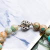 image:imageBivei Gemstone Bead Bracelet for Women Healing Crystal Stone Yoga Chakra Meditation Lotus Good Luck Charm BraceletVariscite