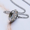 image:imageBivei Gemstone Chakra Necklace Butterfly Tree of Life Locket Pendant Necklace Healing Crystal JewelryPack of 4