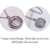 image:imageBivei Gemstone Chakra Necklace Butterfly Tree of Life Locket Pendant Necklace Healing Crystal JewelryPack of 4
