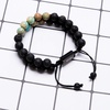image:imageBivei Lava Stone Beaded Bracelets Adjustable Handmade Women Braided Double Layer Semi Precious Natural Gemstone Essential Oil Diffuser BraceletVariscite Bracelet