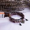 image:imageBivei Life Tree Bracelet  Lava Stone Essential Oil Gemstone  Beaded Yoga Meditation Regalite Stone Beach Charm Bracelet SetIdeal for Yoga Beach Daily GiftPurple