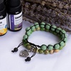 image:imageBivei Life Tree Bracelet  Lava Stone Essential Oil Gemstone  Beaded Yoga Meditation Regalite Stone Beach Charm Bracelet SetIdeal for Yoga Beach Daily GiftSea Green
