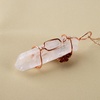 image:imageBivei Life Tree Copper Wire Wrapped Crystal Necklace  Chakra Pendant Natural Stone Quartz Reiki Jewelry Gift for WomenClear QuartzLife Tree