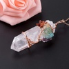 image:imageBivei Life Tree Copper Wire Wrapped Crystal Necklace  Chakra Pendant Natural Stone Quartz Reiki Jewelry Gift for WomenClear QuartzLife Tree