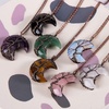 image:imageBivei Life Tree Crescent Moon Necklaces for Women  Copper Wire Wrap Gemstones Pendant Crystals and Natural Stones Necklace Witch Jewellery Christmas Valentines Day for FriendsPurple  Amethyst
