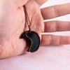 image:imageBivei Life Tree Crescent Moon Necklaces for Women  Copper Wire Wrap Gemstones Pendant Crystals and Natural Stones Necklace Witch Jewellery Christmas Valentines Day for FriendsBlack  Black Agate