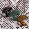 image:imageBivei Life Tree Crescent Moon Necklaces for Women  Copper Wire Wrap Gemstones Pendant Crystals and Natural Stones Necklace Witch Jewellery Christmas Valentines Day for FriendsSet 2