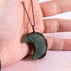 image:imageBivei Life Tree Crescent Moon Necklaces for Women  Copper Wire Wrap Gemstones Pendant Crystals and Natural Stones Necklace Witch Jewellery Christmas Valentines Day for FriendsGreen  Green Aventurine