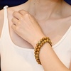 image:imageBivei Natural Crystals Gemstone Healing Stretchy Round Beaded Bracelet  8MM Semi Precious Beads Bracelet Handmade Spiritual Jewelry Gift for Women MenEnhance Positive Energy8mm Wood Grain Jasper Stability  Strength