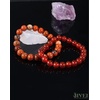 image:imageBivei Natural Crystals Gemstone Healing Stretchy Round Beaded Bracelet  8MM Semi Precious Beads Bracelet Handmade Spiritual Jewelry Gift for Women MenEnhance Positive Energy8mm Red Agate  Red Jasper Vitality