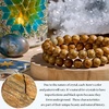image:imageBivei Natural Crystals Gemstone Healing Stretchy Round Beaded Bracelet  8MM Semi Precious Beads Bracelet Handmade Spiritual Jewelry Gift for Women MenEnhance Positive Energy8mm Wood Grain Jasper Stability  Strength