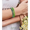 image:imageBivei Natural Crystals Gemstone Healing Stretchy Round Beaded Bracelet  8MM Semi Precious Beads Bracelet Handmade Spiritual Jewelry Gift for Women MenEnhance Positive Energy8mm Moss Agate  Green Jade Wisdom