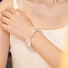 image:imageBivei Natural Crystals Gemstone Healing Stretchy Round Beaded Bracelet  8MM Semi Precious Beads Bracelet Handmade Spiritual Jewelry Gift for Women MenEnhance Positive Energy8mm Pink Aventurine Balance  Harmony