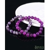 image:imageBivei Natural Crystals Gemstone Healing Stretchy Round Beaded Bracelet  8MM Semi Precious Beads Bracelet Handmade Spiritual Jewelry Gift for Women MenEnhance Positive Energy8mm DogTooth Amethyst  Sugilite Love  Happiness