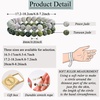 image:imageBivei Natural Crystals Gemstone Healing Stretchy Round Beaded Bracelet  8MM Semi Precious Beads Bracelet Handmade Spiritual Jewelry Gift for Women MenEnhance Positive Energy8mm Taiwan Jade  Peace Jade Growth  Balance
