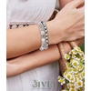 image:imageBivei Natural Crystals Gemstone Healing Stretchy Round Beaded Bracelet  8MM Semi Precious Beads Bracelet Handmade Spiritual Jewelry Gift for Women MenEnhance Positive Energy8mm Black Rutilated Quartz  Hematite Emotional Trauma