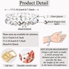 image:imageBivei Natural Crystals Gemstone Healing Stretchy Round Beaded Bracelet  8MM Semi Precious Beads Bracelet Handmade Spiritual Jewelry Gift for Women MenEnhance Positive Energy8mm Clear Quartz  Dragon Vein Agate Master Healer