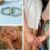 image:imageBivei Natural Crystals Gemstone Healing Stretchy Round Beaded Bracelet  8MM Semi Precious Beads Bracelet Handmade Spiritual Jewelry Gift for Women MenEnhance Positive Energy8mm Dalmatian Jasper  Green Jasper Inner Strength