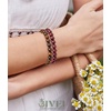 image:imageBivei Natural Crystals Gemstone Healing Stretchy Round Beaded Bracelet  8MM Semi Precious Beads Bracelet Handmade Spiritual Jewelry Gift for Women MenEnhance Positive Energy8mm Tiger Skin Wood  Rosewood Prayer Beads