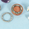 image:imageBivei Natural Crystals Gemstone Healing Stretchy Round Beaded Bracelet  8MM Semi Precious Beads Bracelet Handmade Spiritual Jewelry Gift for Women MenEnhance Positive Energy8mm Dalmatian Jasper  Green Jasper Inner Strength