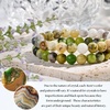 image:imageBivei Natural Crystals Gemstone Healing Stretchy Round Beaded Bracelet  8MM Semi Precious Beads Bracelet Handmade Spiritual Jewelry Gift for Women MenEnhance Positive Energy8mm Opal fosters  Serpentine Growth  Prosperity