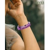 image:imageBivei Natural Crystals Gemstone Healing Stretchy Round Beaded Bracelet  8MM Semi Precious Beads Bracelet Handmade Spiritual Jewelry Gift for Women MenEnhance Positive Energy8mm DogTooth Amethyst  Sugilite Love  Happiness