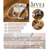 image:imageBivei Natural Crystals Gemstone Healing Stretchy Round Beaded Bracelet  8MM Semi Precious Beads Bracelet Handmade Spiritual Jewelry Gift for Women MenEnhance Positive Energy8mm Clear Quartz  Dragon Vein Agate Master Healer