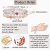 image:imageBivei Natural Crystals Gemstone Healing Stretchy Round Beaded Bracelet  8MM Semi Precious Beads Bracelet Handmade Spiritual Jewelry Gift for Women MenEnhance Positive Energy8mm Pink Aventurine Balance  Harmony