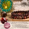 image:imageBivei Natural Crystals Gemstone Healing Stretchy Round Beaded Bracelet  8MM Semi Precious Beads Bracelet Handmade Spiritual Jewelry Gift for Women MenEnhance Positive Energy8mm Garnet  Rhodonite Passion  Love