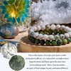 image:imageBivei Natural Crystals Gemstone Healing Stretchy Round Beaded Bracelet  8MM Semi Precious Beads Bracelet Handmade Spiritual Jewelry Gift for Women MenEnhance Positive Energy8mm Taiwan Jade  Peace Jade Growth  Balance