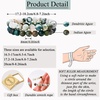 image:imageBivei Natural Crystals Gemstone Healing Stretchy Round Beaded Bracelet  8MM Semi Precious Beads Bracelet Handmade Spiritual Jewelry Gift for Women MenEnhance Positive Energy8mm Tree Agate  India Agate Strength  Harmony