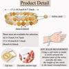 image:imageBivei Natural Crystals Gemstone Healing Stretchy Round Beaded Bracelet  8MM Semi Precious Beads Bracelet Handmade Spiritual Jewelry Gift for Women MenEnhance Positive Energy8mm Yellow Jade Confidence  Optimism