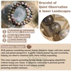 image:imageBivei Natural Crystals Gemstone Healing Stretchy Round Beaded Bracelet  8MM Semi Precious Beads Bracelet Handmade Spiritual Jewelry Gift for Women MenEnhance Positive Energy8mm Dendritic Jasper Stability  Growth