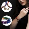 image:imageBivei Natural Semi Precious Gemstone beads bracelet for women  Life Tree and Leaf Charm Energy Reiki Crystal Stretch Bracelets 7 chakras bracelet set Bronze