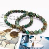 image:imageBivei Natural Semi Precious Gemstone beads bracelet for women  Life Tree and Leaf Charm Energy Reiki Crystal Stretch BraceletsAfrican Turquoise Bracelet Set