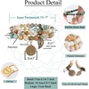 image:imageBivei Natural Semi Precious Gemstone beads bracelet for women  Life Tree and Leaf Charm Energy Reiki Crystal Stretch BraceletsAmazonite Bracelet Set