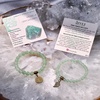 image:imageBivei Natural Semi Precious Gemstone beads bracelet for women  Life Tree and Leaf Charm Energy Reiki Crystal Stretch BraceletsAventurine Bracelet Set