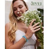 image:imageBivei Natural Semi Precious Gemstone beads bracelet for women  Life Tree and Leaf Charm Energy Reiki Crystal Stretch BraceletsBlue Dragon Vein Agate Bracelet Set