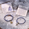 image:imageBivei Natural Semi Precious Gemstone beads bracelet for women  Life Tree and Leaf Charm Energy Reiki Crystal Stretch BraceletsBlue Spotted Jasper Bracelet Set