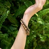 image:imageBivei Natural Semi Precious Gemstone beads bracelet for women  Life Tree and Leaf Charm Energy Reiki Crystal Stretch BraceletsDendritic Jasper Bracelet Set