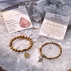 image:imageBivei Natural Semi Precious Gemstone beads bracelet for women  Life Tree and Leaf Charm Energy Reiki Crystal Stretch BraceletsPicture Jasper Bracelet Set