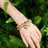 image:imageBivei Natural Semi Precious Gemstone beads bracelet for women  Life Tree and Leaf Charm Energy Reiki Crystal Stretch BraceletsPicture Jasper Bracelet Set